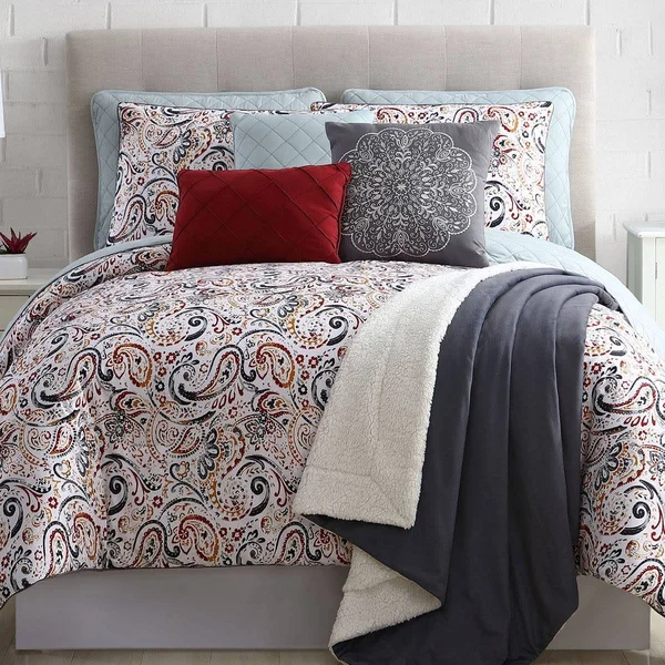 Modern Threads 10-Piece King Comforter Set Mavia