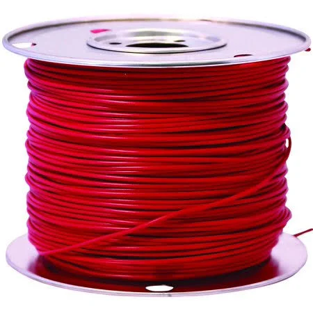 Coleman Cable 12-100-16 100 Foot Spool 12 Gauge Primary Wire Red