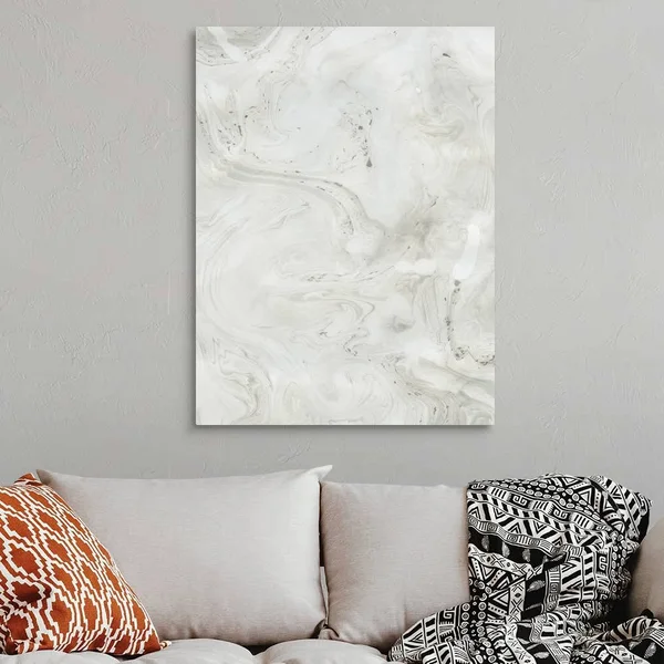 Marble Study 1 - Large Solid-Faced Canvas Wall Art Print, Great Big Canvas