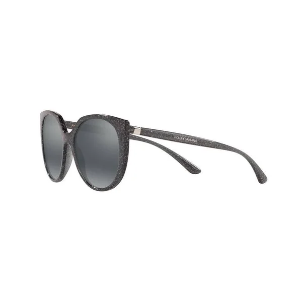 Dolce & Gabbana DG6119 Sunglasses - 54-17-140, 324188 Transparent Grey Glitter Silve