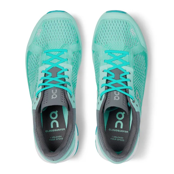 on Women's Cloudsurfer Running Shoes Fountain - Azure 8.5