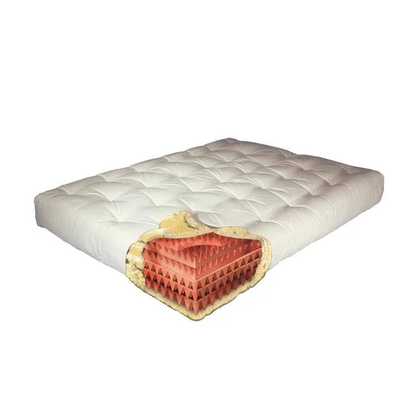 Gold Bond 9x22 FeatherTouch II #626 Queen Futon Mattress Sage Microfiber