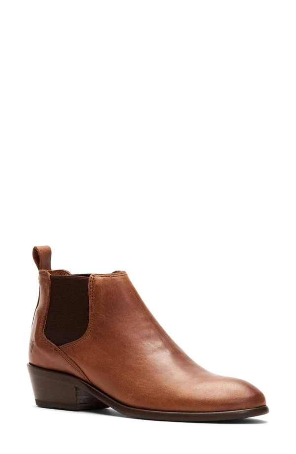 Frye Carson Chelsea in Cognac, Women's Size 5.5