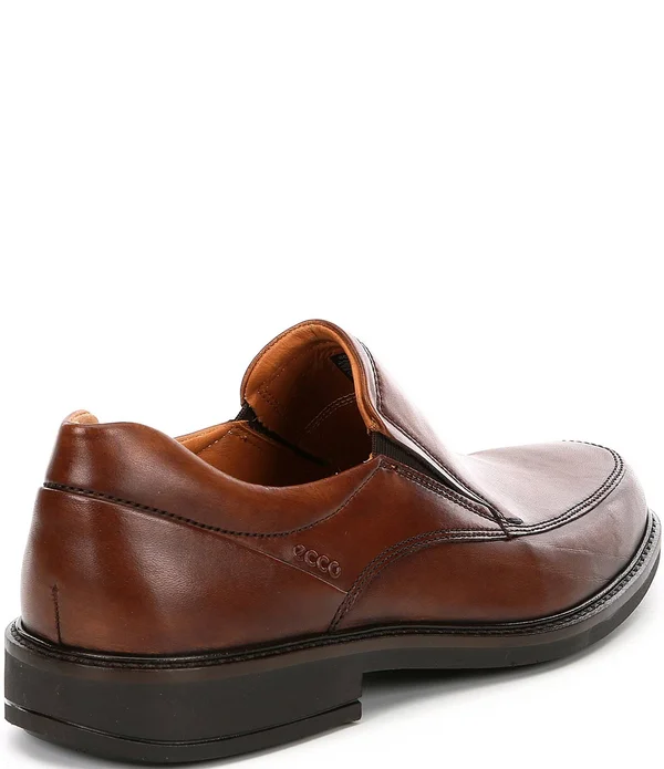 Ecco Men's Holton Apron Toe Slip on Amber - 39