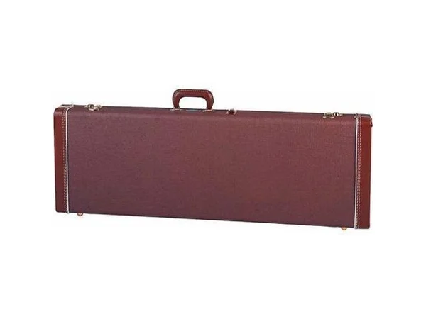 Fender Deluxe Strat & Tele Case (Black/Orange) Left-Handed