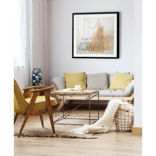 Be Beautiful -Framed Giclee Print - 22X22