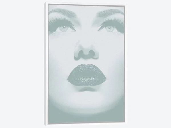 Framed Canvas Art (White Floating Frame) - Lashes by Design Fabrikken ( Fashion > Fashion Photography art)