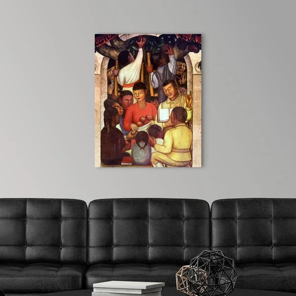 Rivera: Education, 1926, Canvas Wall Art, 24x30, Great Big Canvas