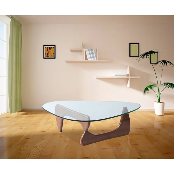 Fine Mod Imports Decorative Furniture Tribeca Coffee Table, Natural