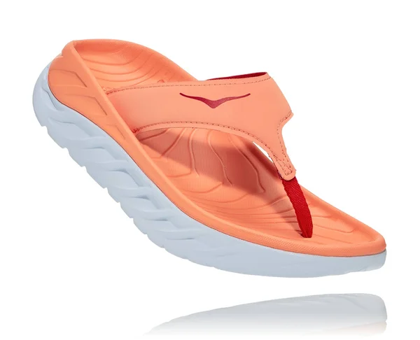 Hoka One One Women's Ora Recovery Flip Cantaloupe-Fiesta - 8