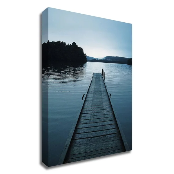 24x22 x 18x22 Dock 3 by PhotoINC Studio Print on Canvas