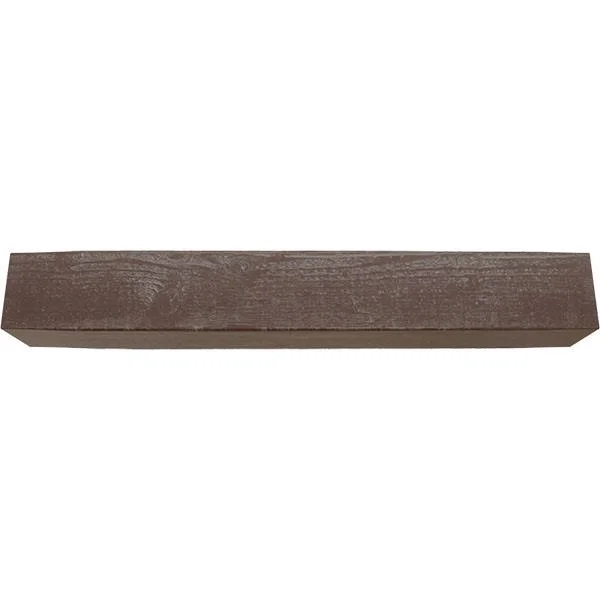 Ekena Millwork MANURS04X08X84AE 4x22H x 8x22D x 84x22W Rough Sawn Faux Wood Fireplace Mantel, Aged Pecan