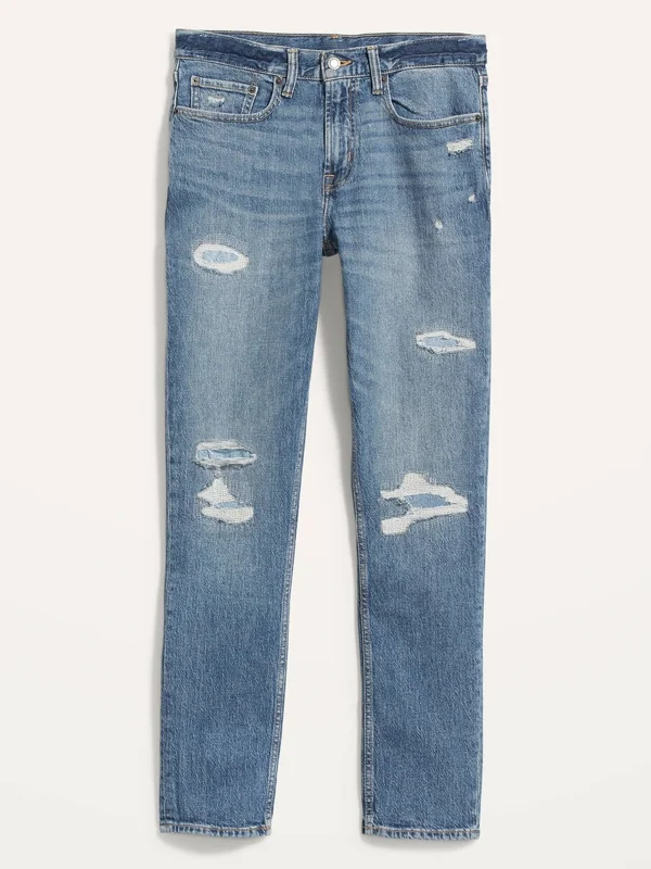 Old Navy Men's Slim Built-in Flex Rip-And-Repair Jeans - Medium - Size 29W
