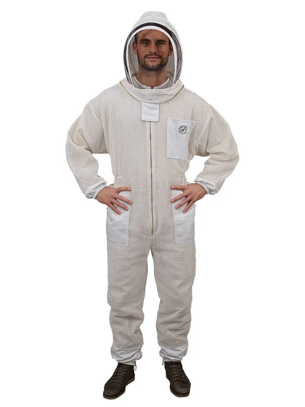 Humble Bee 421-L Aerated Beekeeping Suit with Fencing Veil (Large)