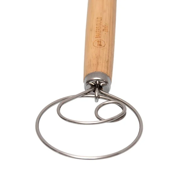 Bakers Guild Tools Danish Stainless Steel Dough Whisk, Large