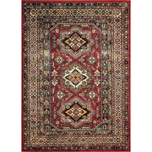 nuLOOM Medieval Randy Indoor/Outdoor Area Rug, 6& 7x22 x 9&, Red