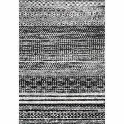 Canizales Dark Gray Area Rug Mercury Row Rug Size: Square 5&