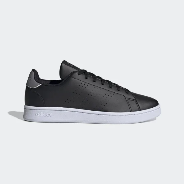 Adidas Men's Advantage Tennis Shoes 7.5 - Black/Black/Grey