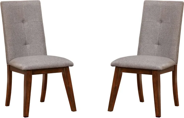 Furniture of America Abelone Walnut Side Chair (Set of 2)