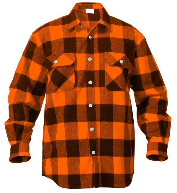 Rothco - Extra Heavyweight Buffalo Plaid Yellow Flannel Shirt