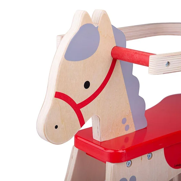 Bigjigs Toys Wooden Rocking Horse with Safe Guard
