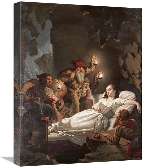 22 in. Snow White Art Print - Roland Risse MI1288242