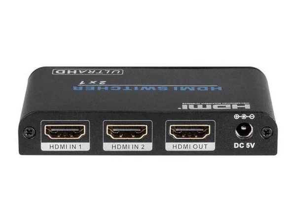 MonopriceBlackbird 4K - 2x1 HDMI 2.0 Switch - HDR, HDCP 2.2, 4K@60Hz
