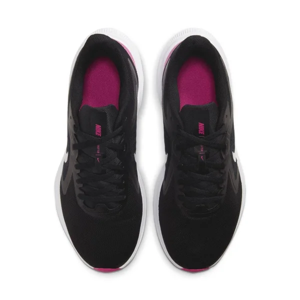 Women's Nike Downshifter 10 Running Shoe - Black/Pink - Size 5.5