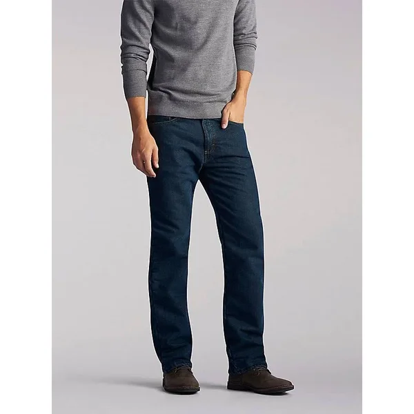 Lee Jeans Men's Fleece-Lined Jeans - Quartz (34)