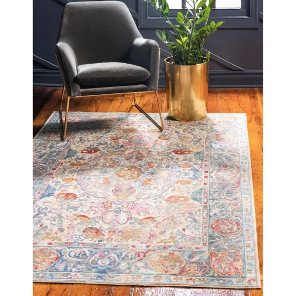 Unique Loom Austin Fortissimo Area Rug - 9& x 12& - Beige