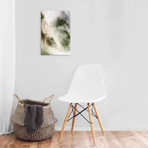 Easy Art Prints Adam Jones's 'Misty Valleys' Premium Canvas Art (24 x 16)