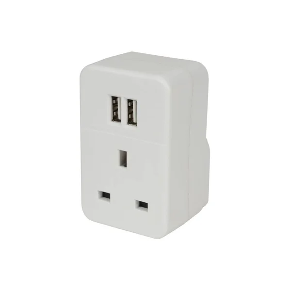 Mercury UK to Europe Travel Adaptor with Twin USB