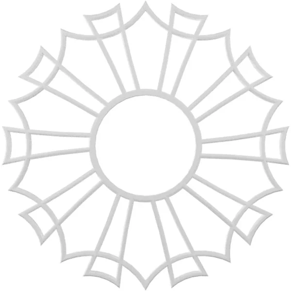 Ekena Millwork CMPP40AU 40x22OD x 14 1/8x22ID x 1x22P Augustus Architectural Grade PVC Pierced Ceiling Medallion