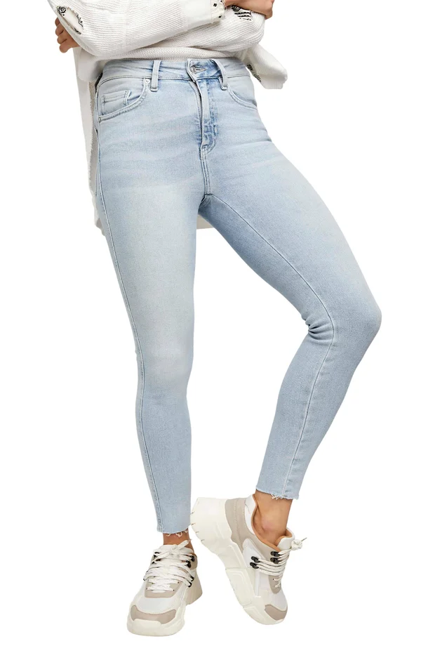 Free People Raw High Rise Jegging - Havanna Blue