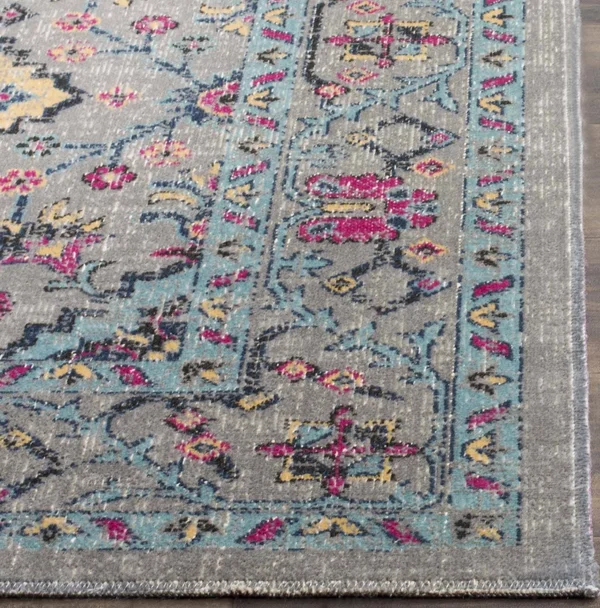 Safavieh Artisan ATN513G 3&3x22 x 5&3x22 Light Grey, Light Blue Area Rug