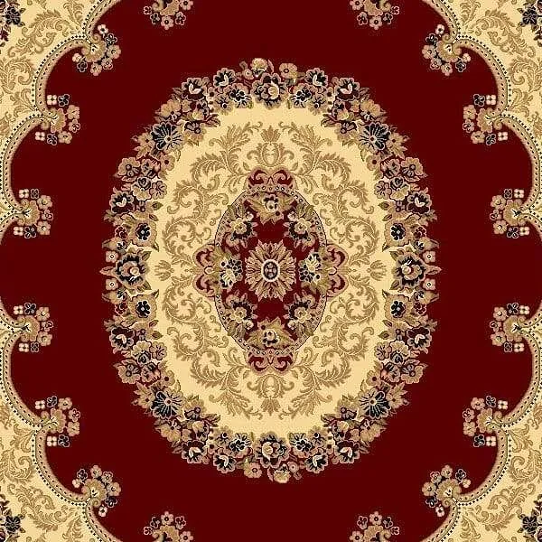 Rugs America New Vision 807 3&11x22 x 5&3x22 Kerman Red Area Rug