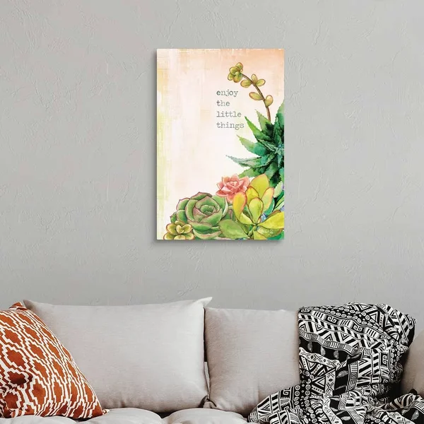 Enjoy The Little Things - Canvas Wall Art, 20x30, Great Big Canvas