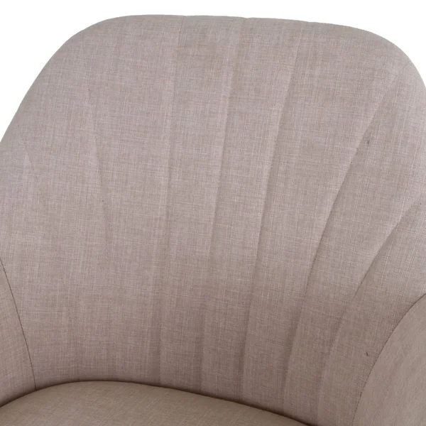 Nature Ivory White Upholstered Task Chair - 26x22L x 25.2x22W x 35.6x22H