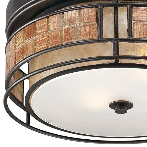 Quoizel MCLG1612RC Laguna Flush Mount Light - Renaissance Copper