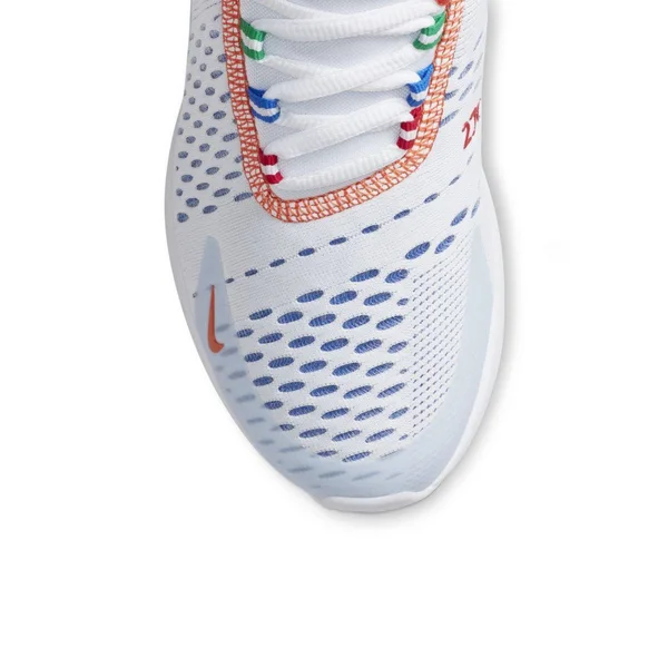 Nike Big Kids& Air Max 270 Casual Shoes in White Size 4.5