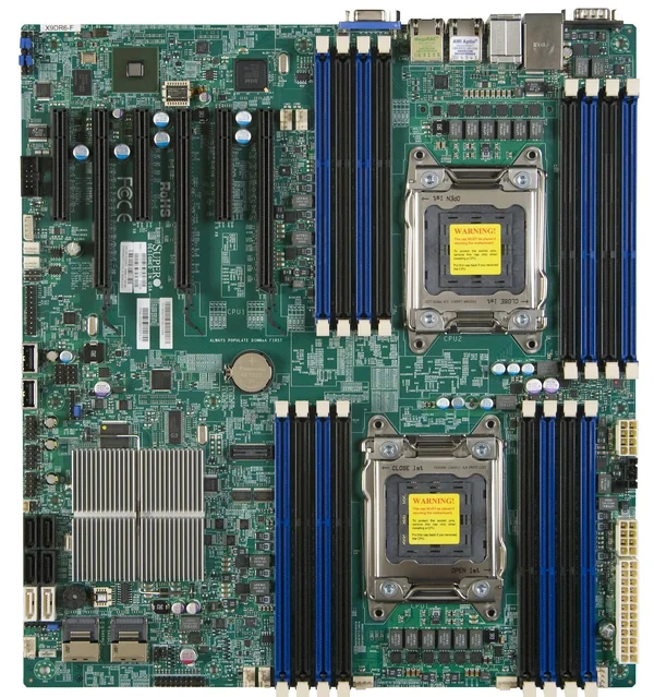 Supermicro X9DRI-F-O LGA2011/ Intel C602/ DDR3/ SATA3/ Vu00262GbE/ EATX Server Motherboard