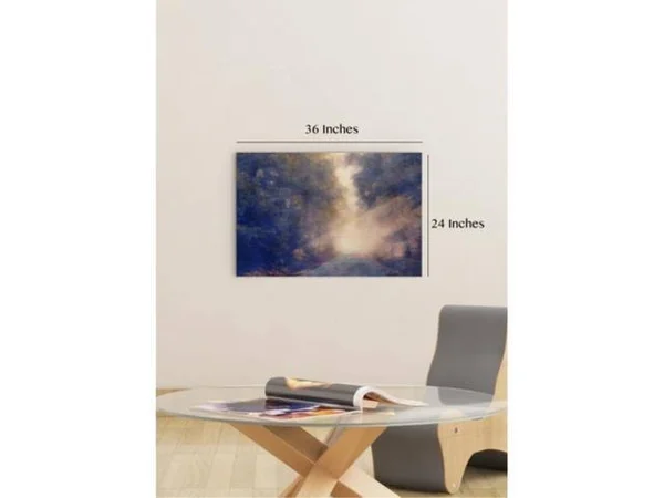 24x22 x 36x22 Hazy Road Matte Canvas by Amrita Sen in Multi-Color