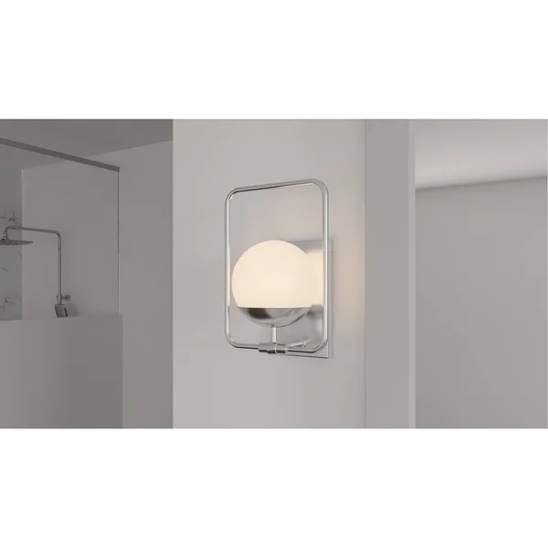 Quoizel Padgett 1-Light Polished Chrome Wall Sconce, PAD8608C