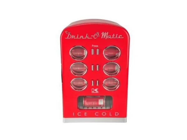 Kalorik Retro MCL 36711 Drink O Matic 12-Can Drinks Chiller - 13.5x22 - Red