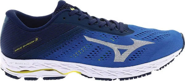 Mizuno - Men's Wave Shadow 3 Running Shoe, Campanula-White, Size 9