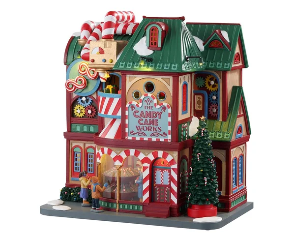 Lemax Multicolored The Candy Cane Works Christmas Village
