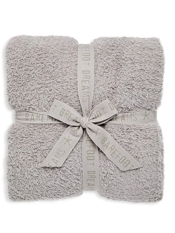 Barefoot Dreams CozyChic Throw Blanket - Size One Size - Blue