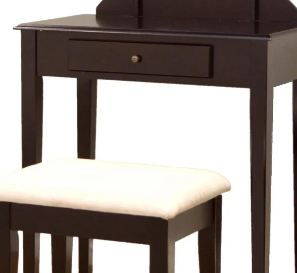 Frenchi Furniture Wood 3 PC Vanity Set Espresso