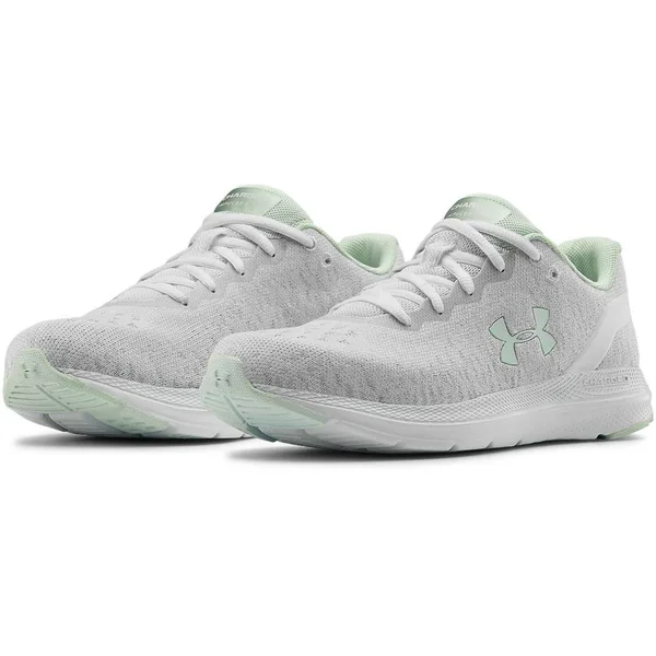 Under Armour Women's Charged Impulse Knit Running Shoes - White - 9.5