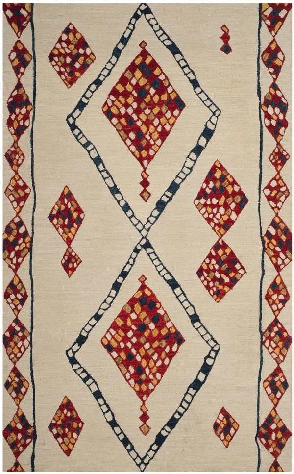 Safavieh Aspen APN702A 2&3x22 x 7&0x22 Runner Ivory, Multi Area Rug